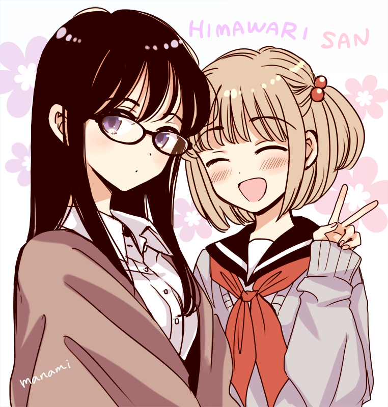 himawari-san and kazamatsuri matsuri (himawari-san) drawn by sugano_manami