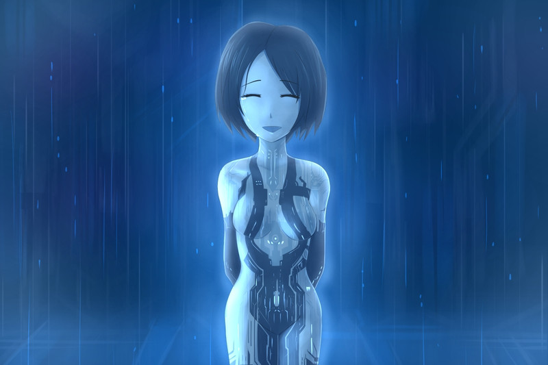 cortana (halo and 1 more) drawn by ao_fuu-san