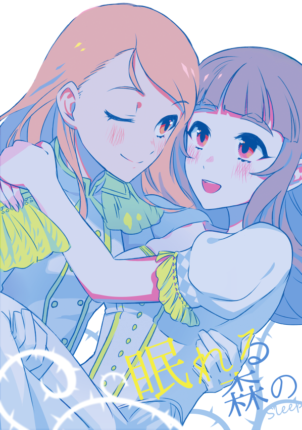 hojo karen and kamiya nao (idolmaster and 1 more) drawn by yuura