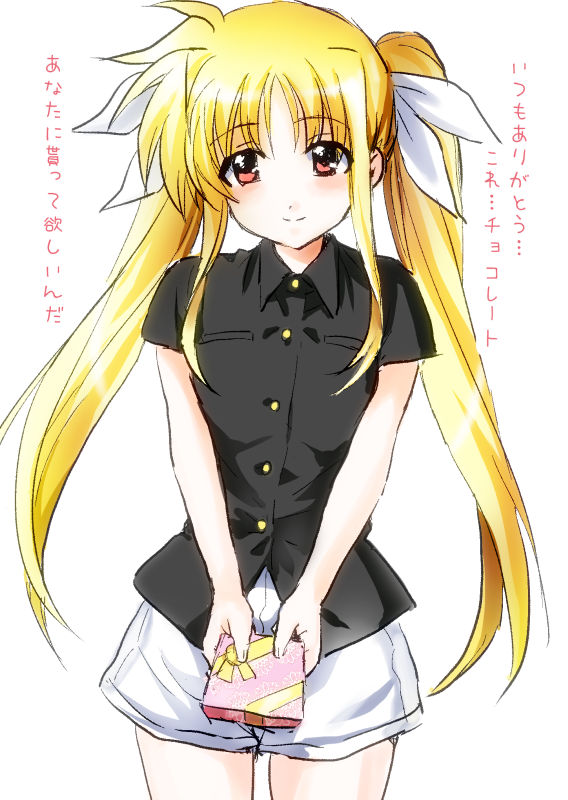fate testarossa (lyrical nanoha and 2 more) drawn by rinoko