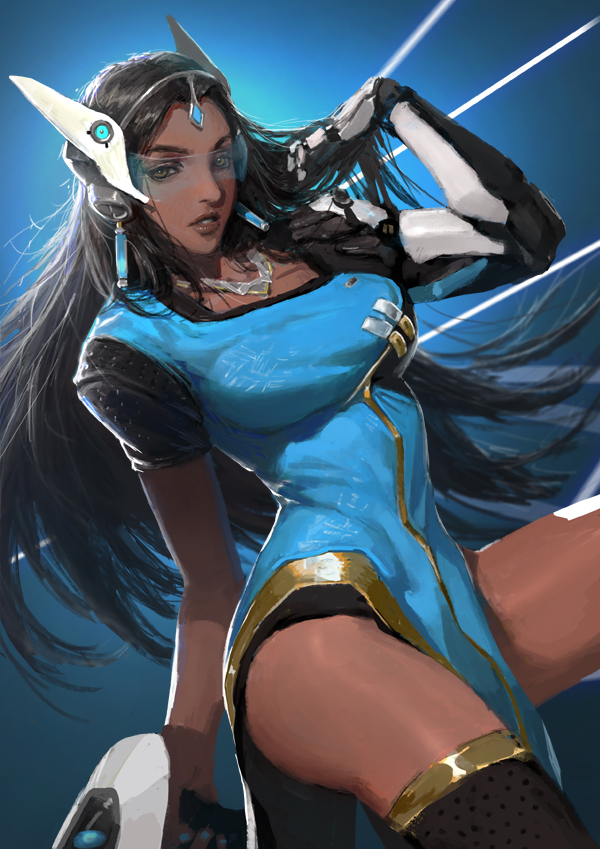 symmetra (overwatch and 1 more) drawn by diaodiao