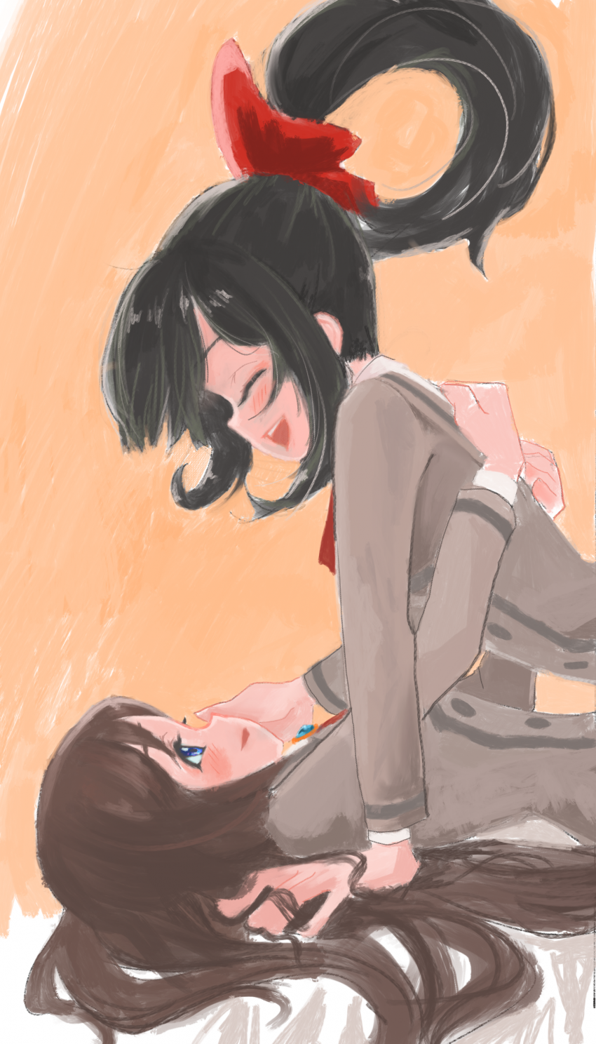tsuchimiya asuka and tounaka yuu (akanesasu shoujo) drawn by mapotofu_(crcj7242)