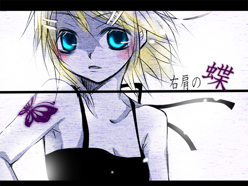kagamine rin (vocaloid and 1 more) drawn by ousa