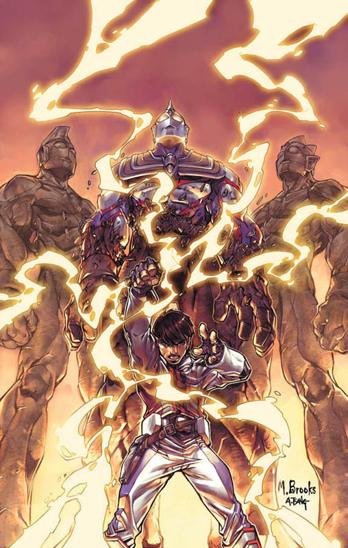 ultraman tiga and madoka daigo (ultra series and 1 more) drawn by mark_brooks