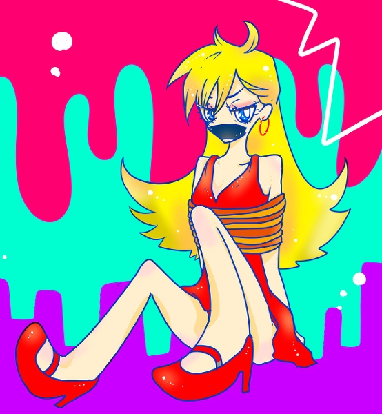 panty (panty & stocking with garterbelt) drawn by y4n_maru