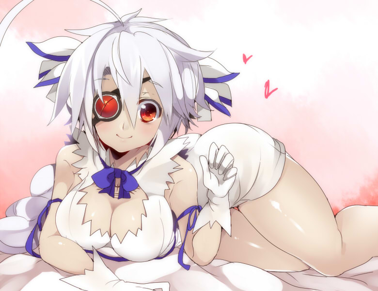 hestia and nu-13 (blazblue and 1 more) drawn by uzukinoko