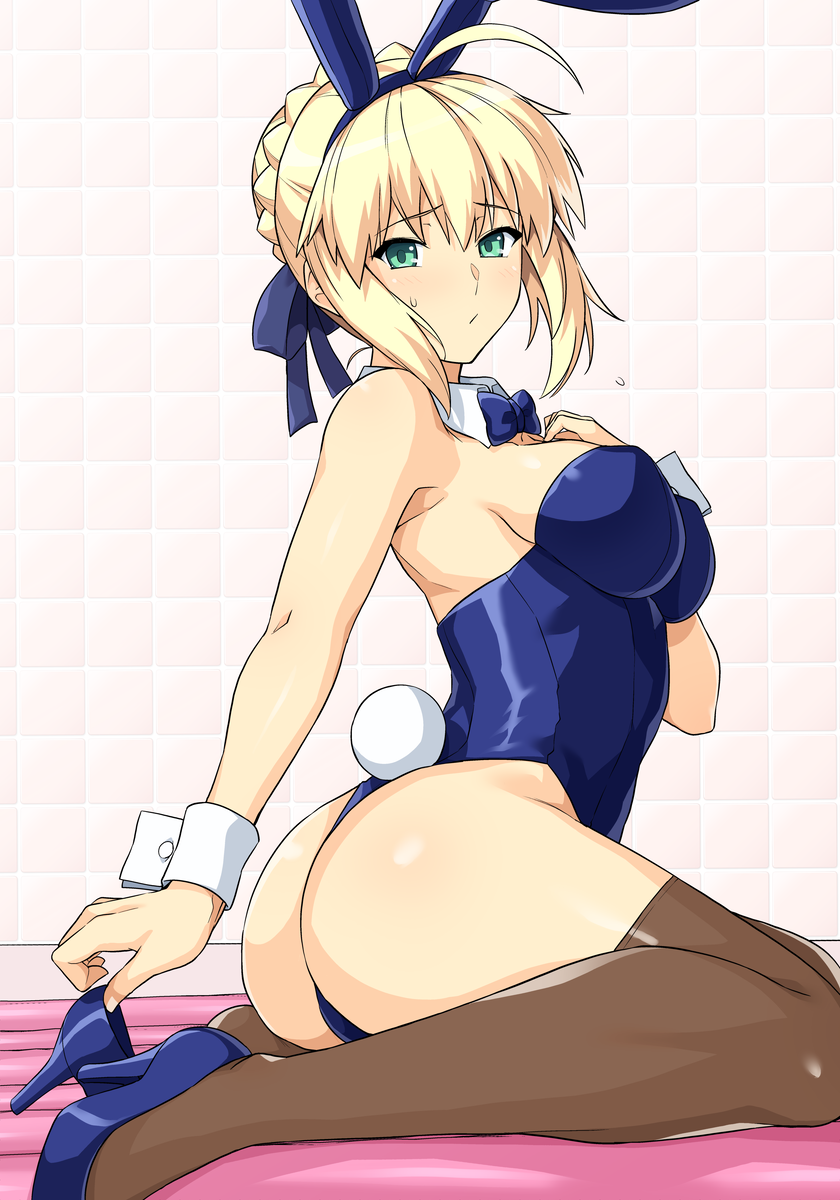 artoria pendragon and saber (fate and 1 more) drawn by haruhisky
