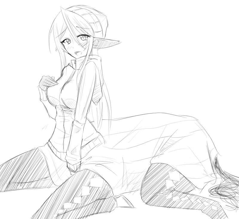 centorea shianus (monster musume no iru nichijou) drawn by drawfag