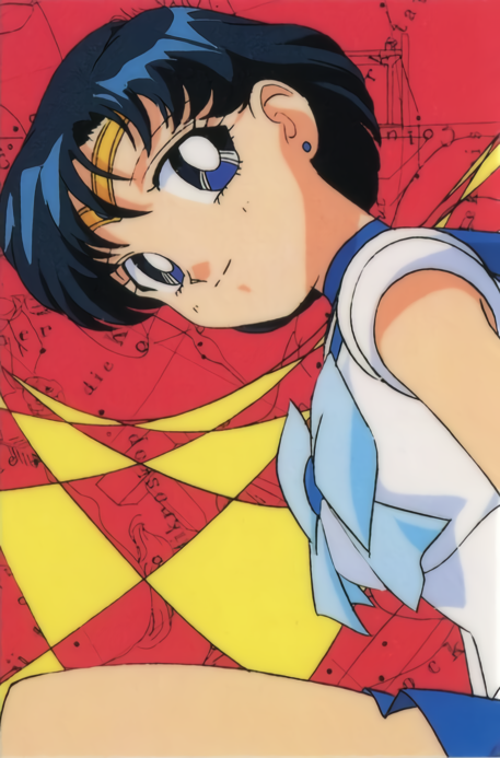 mizuno ami and sailor mercury (bishoujo senshi sailor moon) drawn by itou_ikuko