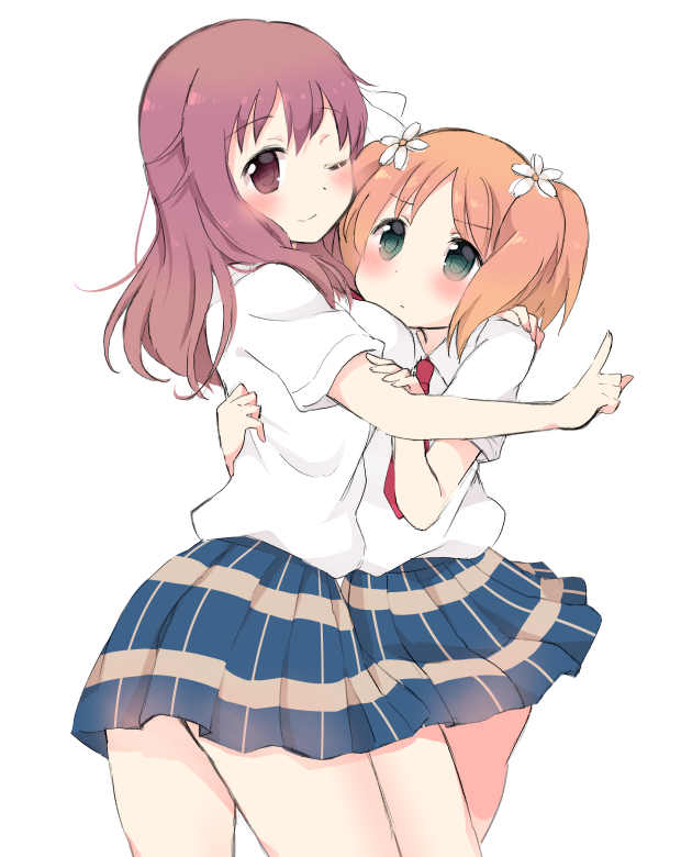 takayama haruka and sonoda yuu (sakura trick) drawn by tarabagani