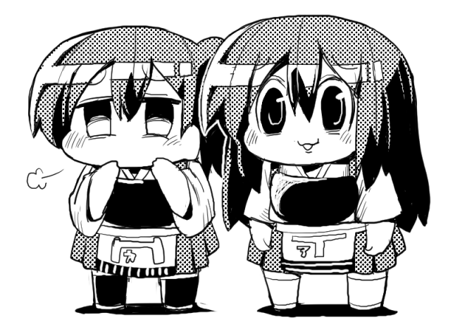 kaga and akagi (kantai collection) drawn by kakuzatou_(koruneriusu)