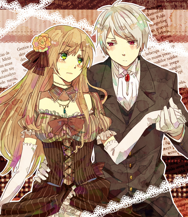 prussia and hungary (axis powers hetalia) drawn by washi_(micino)