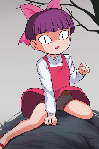 nekomusume (gegege no kitarou) drawn by haruyama_kazunori