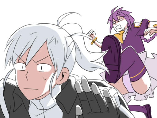 sion eltnam, sion eltnam atlasia, and riesbyfe stridberg (tsukihime and 1 more) drawn by 6_(yuchae)