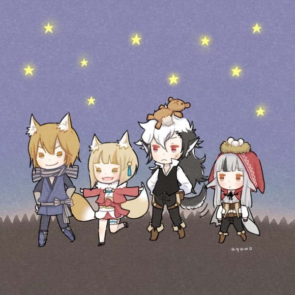 selkie, velouria, kaden, and keaton (fire emblem and 2 more) drawn by ayawo