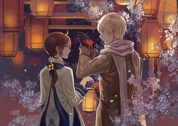russia and china (axis powers hetalia) drawn by ao_hitomi