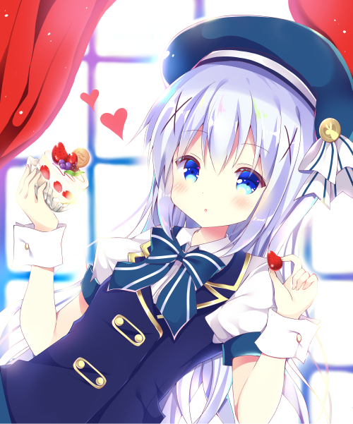 kafuu chino (gochuumon wa usagi desu ka?) drawn by bitter_crown
