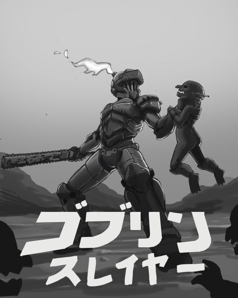 goblin slayer (goblin slayer! and 1 more) drawn by donburi_(donburikazoku)