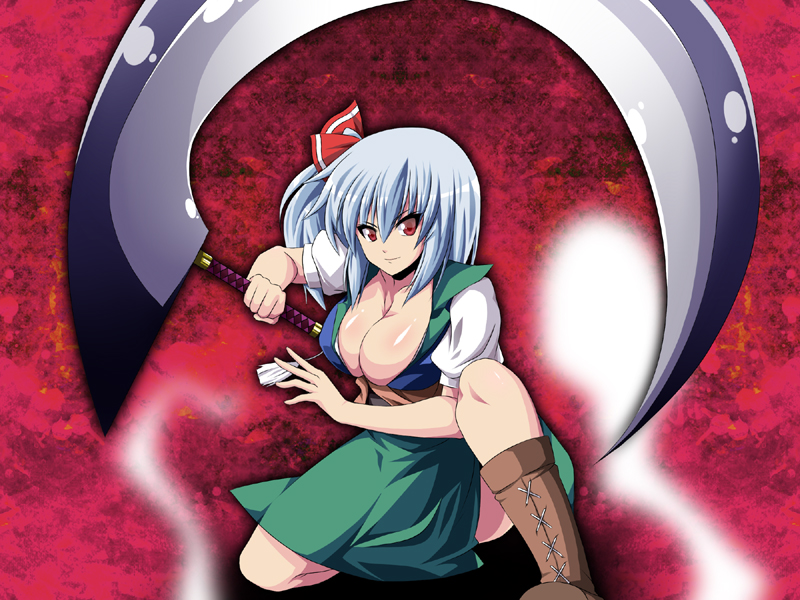 konpaku youmu and onozuka komachi (touhou) drawn by fal_(falketto)