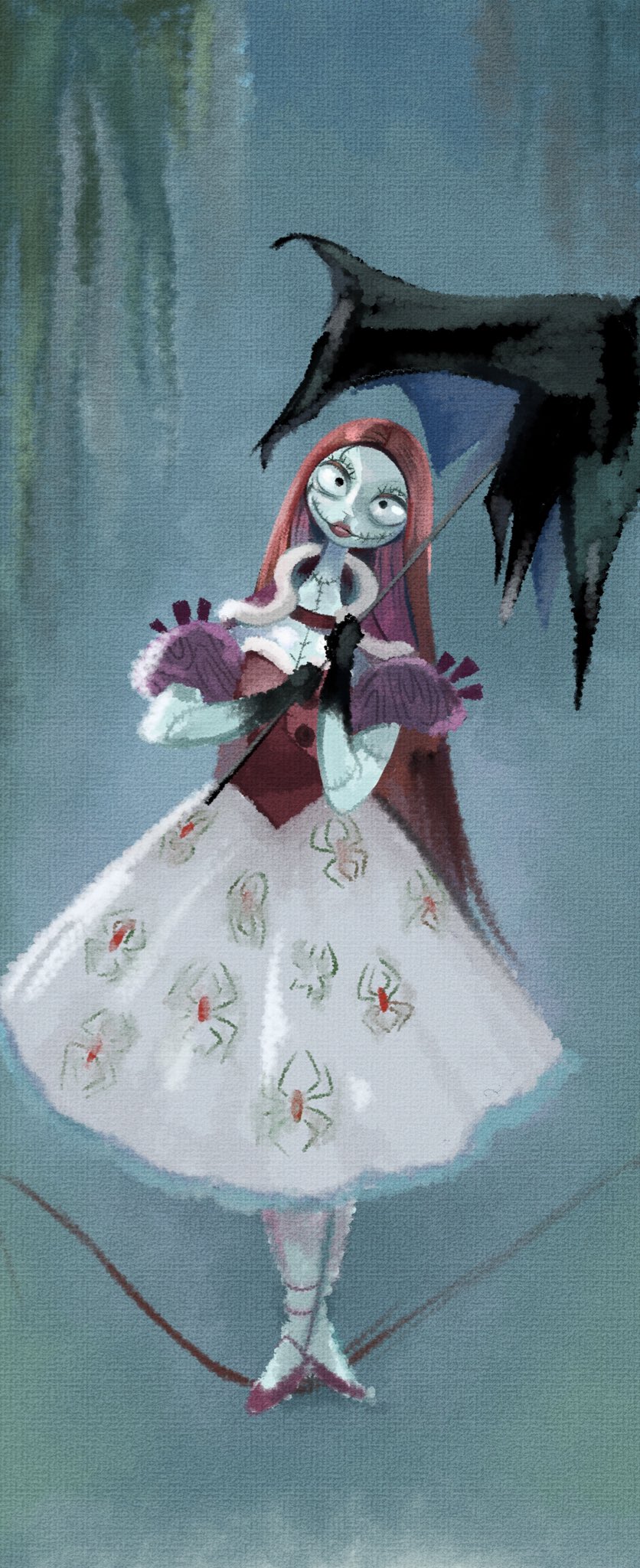 sally (the nightmare before christmas and 1 more) drawn by bumble_tmnt