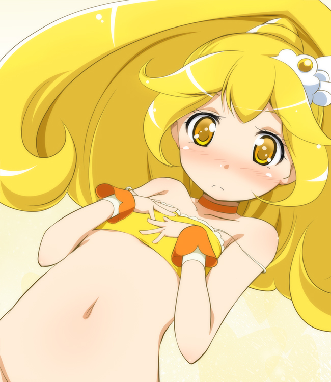 kise yayoi and cure peace (precure and 1 more) drawn by sch