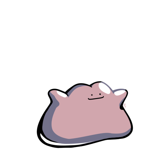 ditto (pokemon and 1 more) drawn by rumwik