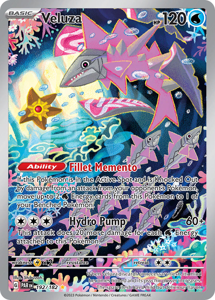 staryu and veluza (pokemon and 1 more) drawn by shibuzoh