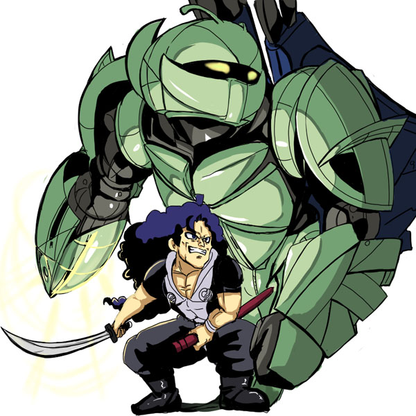 turn x and gym ghingnham (gundam and 2 more)