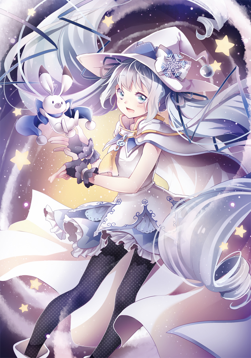 hatsune miku, yuki miku, and rabbit yukine (vocaloid and 1 more) drawn by iku2727