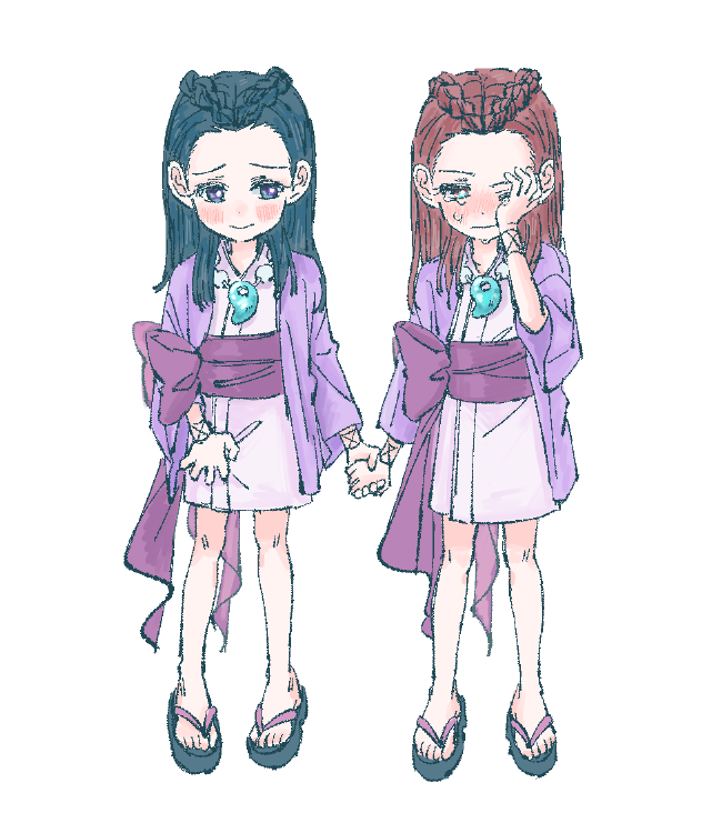 dahlia hawthorne and iris (ace attorney and 1 more) drawn by oyoyo_pe