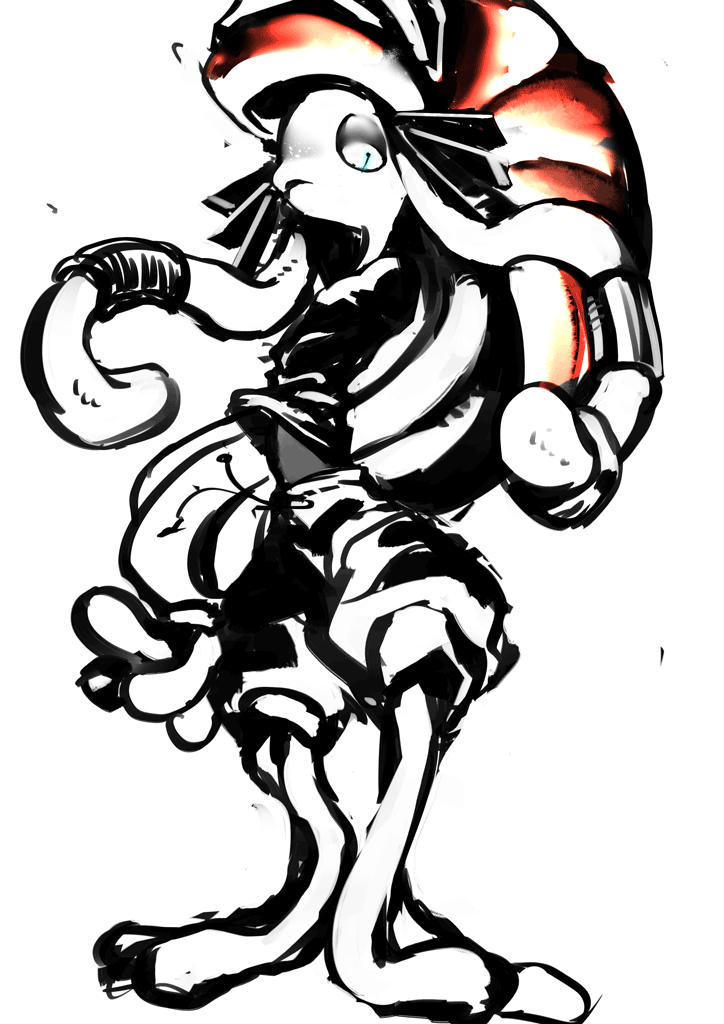 gnarly eddy (splatoon) drawn by nemo_(nm20000)