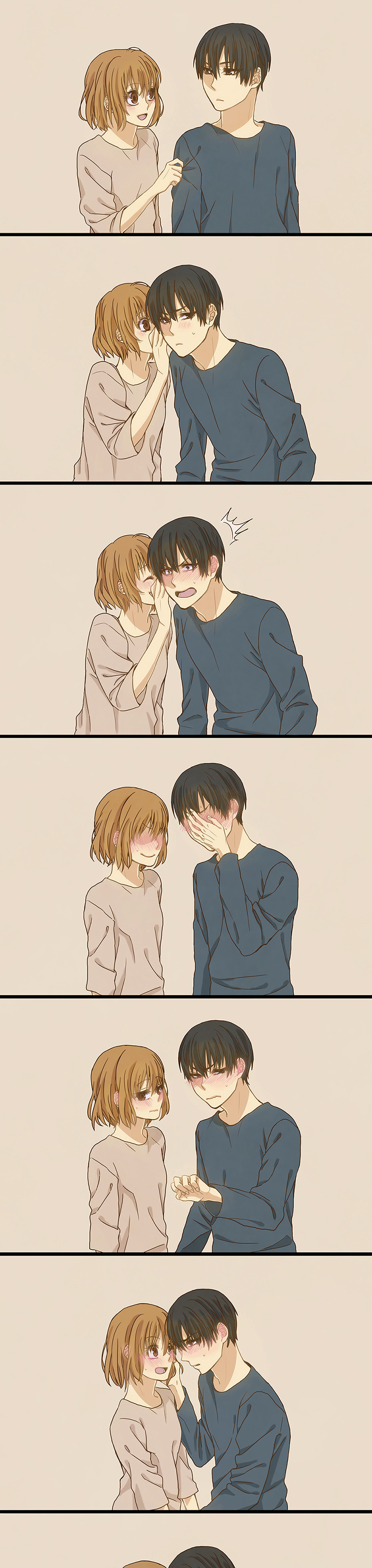 saeki makoto and kamio satoru (gingitsune) drawn by itsu_(ami)