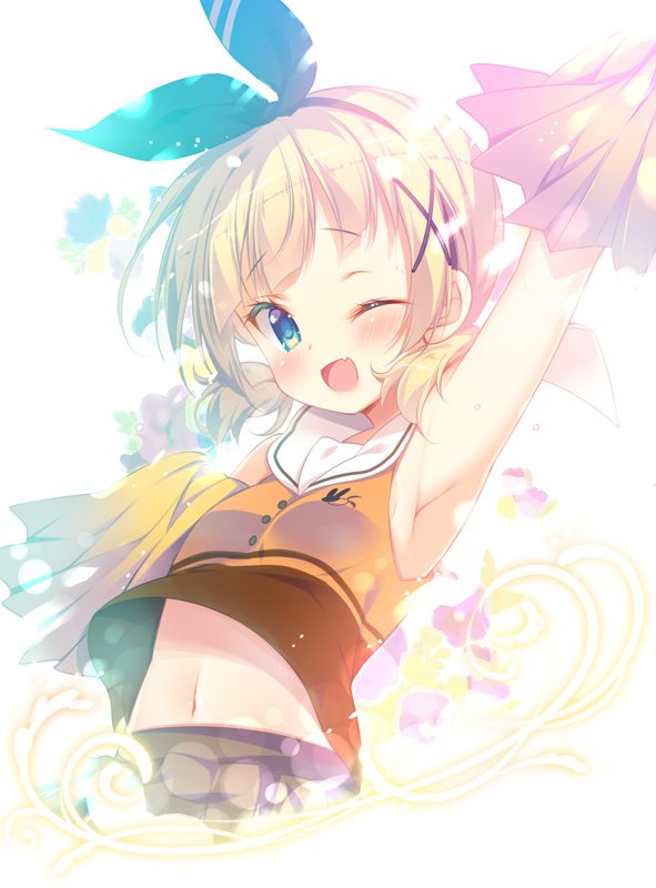 kirima syaro (gochuumon wa usagi desu ka?) drawn by mitsumomo_mamu