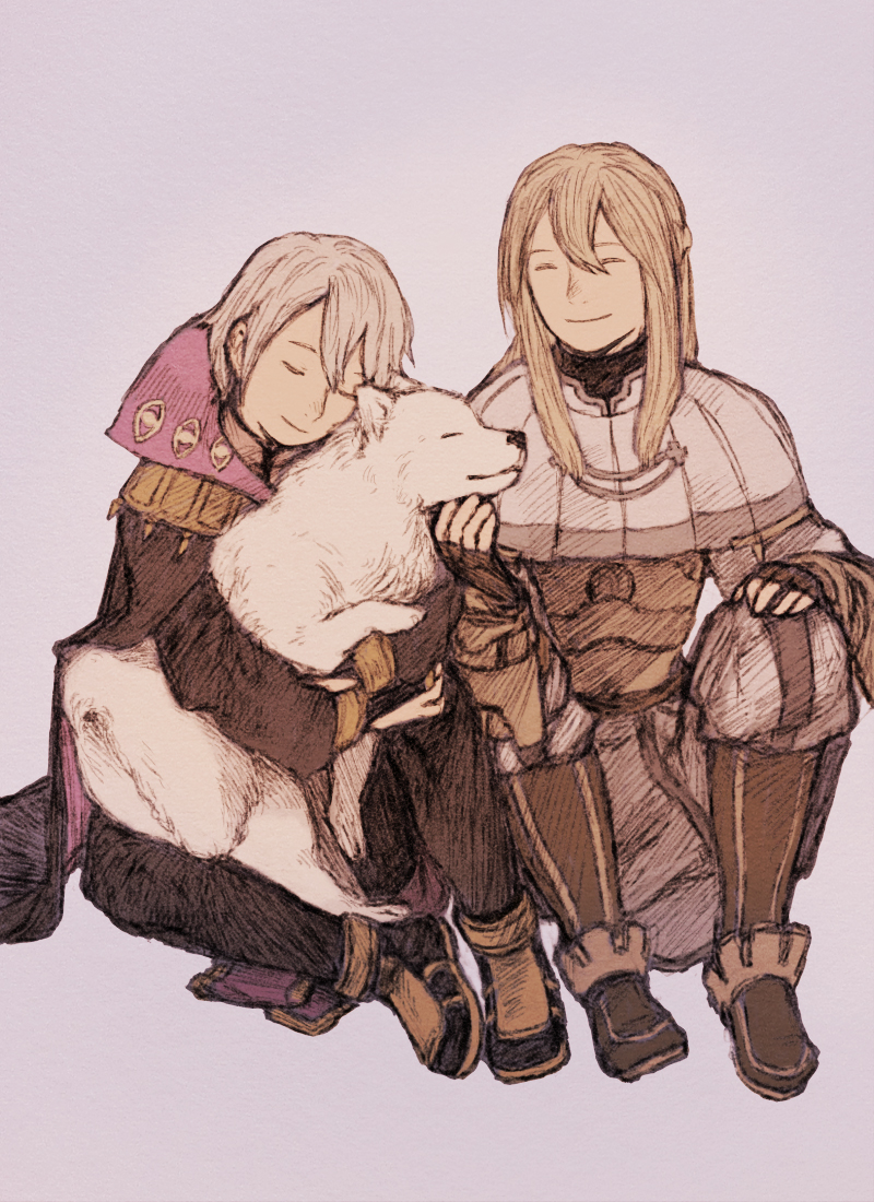 henry and libra (fire emblem and 1 more) drawn by maeka_(kumaekake)