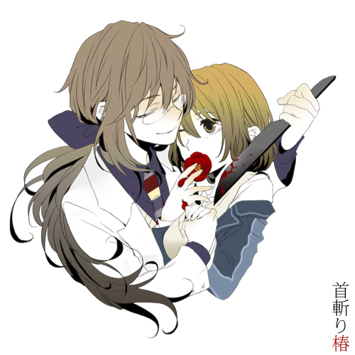 iwamine shuu and tousaka hiyoko (hatoful kareshi) drawn by namikino