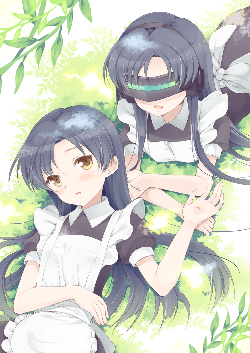 kisaragi chihaya and mecha chihaya (idolmaster) drawn by komi_zumiko