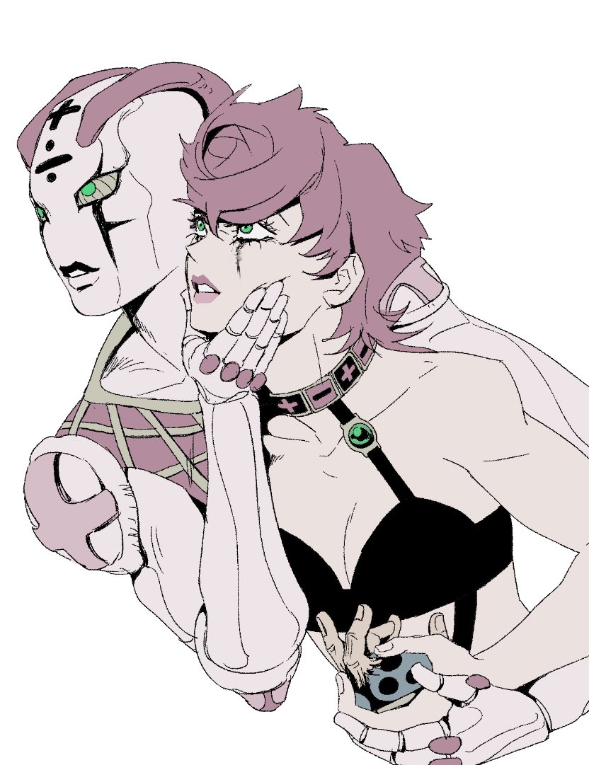 trish una and spice girl (jojo no kimyou na bouken and 1 more) drawn by chongmu