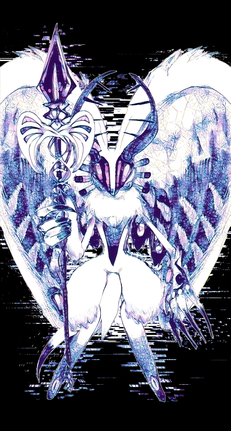 fecto elfilis and chaos elfilis (kirby and 1 more) drawn by darjeeling_(nezumichan53)