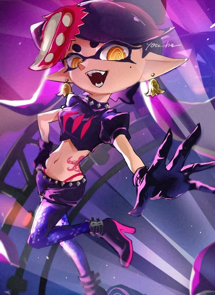 callie (splatoon and 1 more) drawn by you_ha