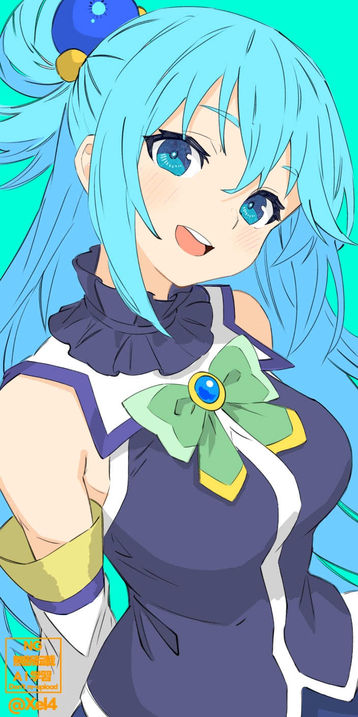 aqua (kono subarashii sekai ni shukufuku wo!) drawn by xel4