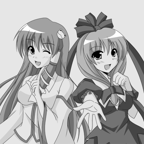 kochiya sanae and kagiyama hina (touhou) drawn by a_flow
