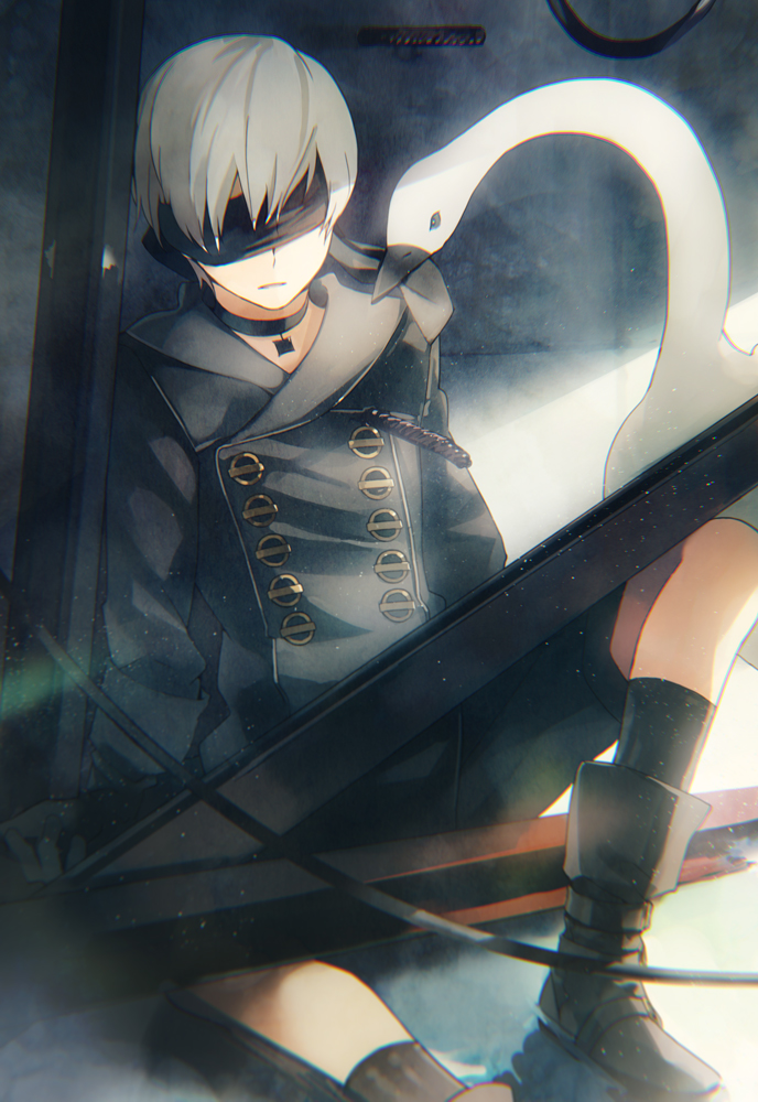 9s (nier and 1 more) drawn by takerusilt