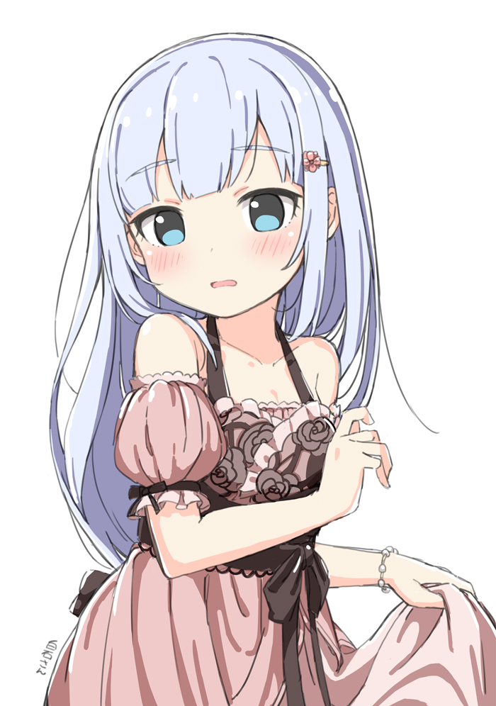 shiraishi tsumugi (idolmaster and 2 more) drawn by kuresuku_(lessons)