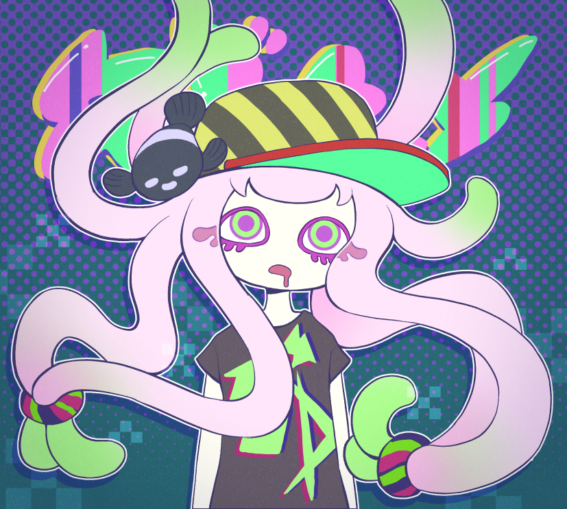 harmony and harmony's clownfish (splatoon) drawn by teo_(teorekka)