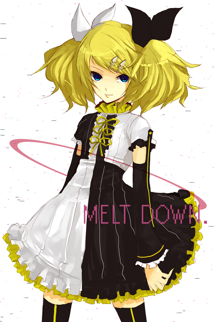 kagamine rin (vocaloid and 1 more) drawn by nntn