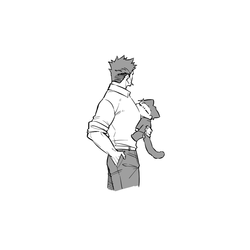 higuruma hiromi and kusakabe atsuya (jujutsu kaisen) drawn by sake_(kadai)