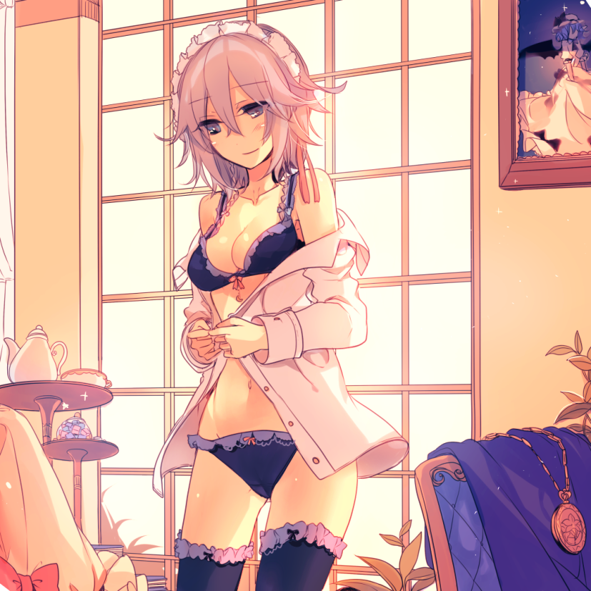 remilia scarlet and izayoi sakuya (touhou) drawn by kirero