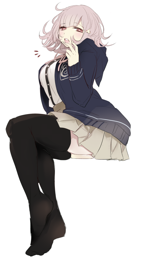 nanami chiaki (danganronpa and 2 more) drawn by dennbadennba0105