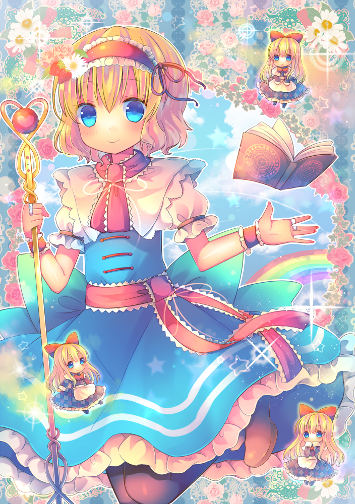 alice margatroid and shanghai doll (touhou) drawn by coa_(chroo_x)