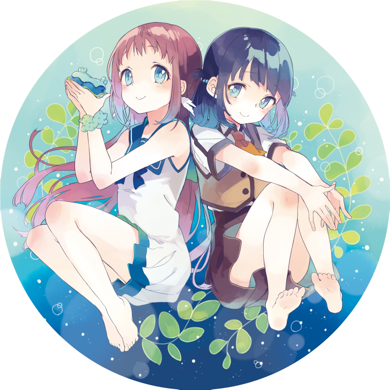 mukaido manaka and shiodome miuna (nagi no asukara) drawn by booota